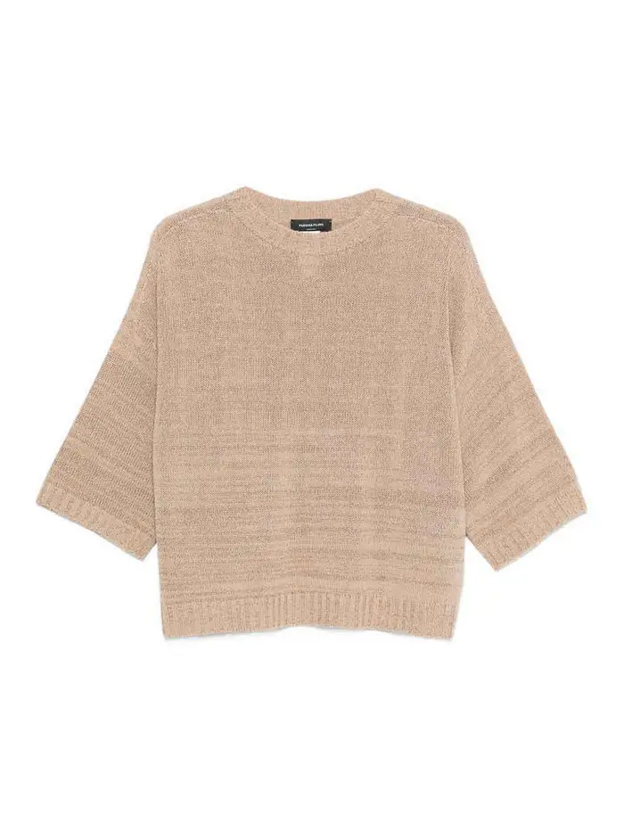 Fabiana Filippi Maglione in Misto Lana Beige