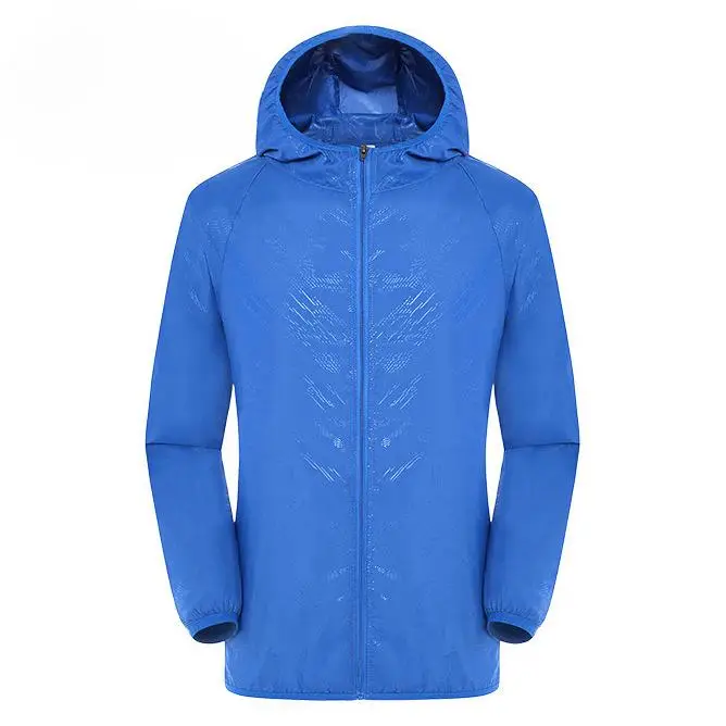 Abbigliamento per la protezione solare Cappotto per uomo e donna Leggero Giacca a vento per la pelle esterna Pesca Abbigliamento estivo per la protezione solare 4XL