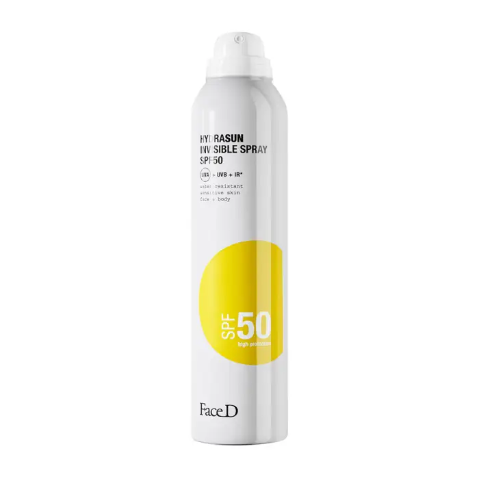 FaceD Hydrasun Invisible Spray SPF50 200ml - Spray solare corpo alta prot