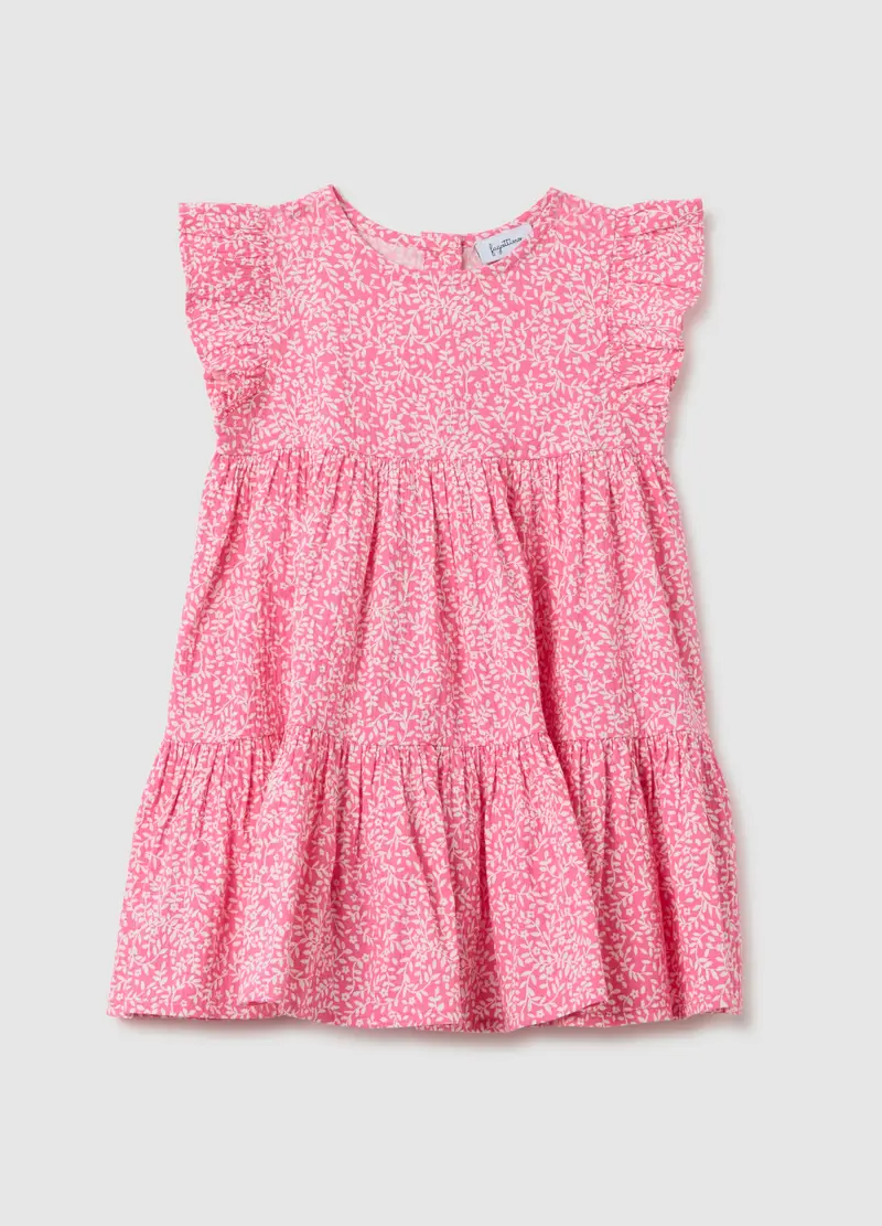 FAGOTTINO, Abito Da Bambina In Misto Cotone Rosa Regular Fit, Rosa, Taglia: 9-12