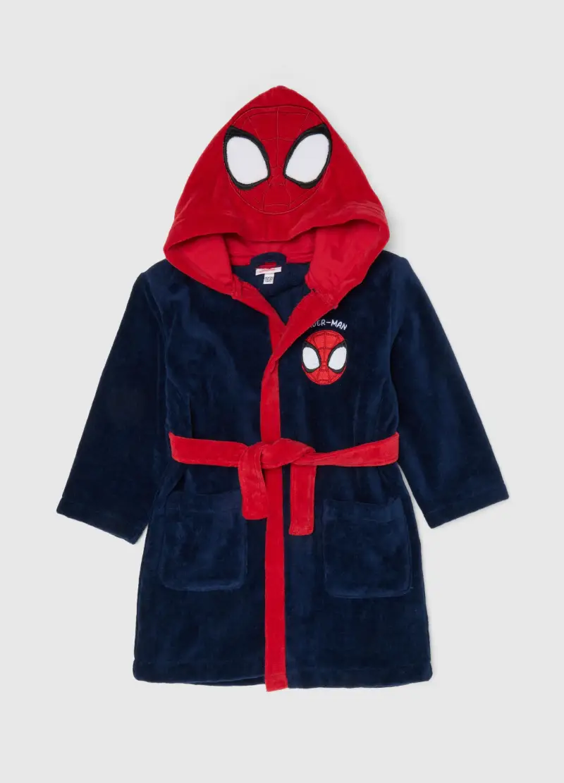 FAGOTTINO Accappatoio In Puro Cotone Multicolor Da Neonato Con Design Spider-man, Bambino, Multicolor