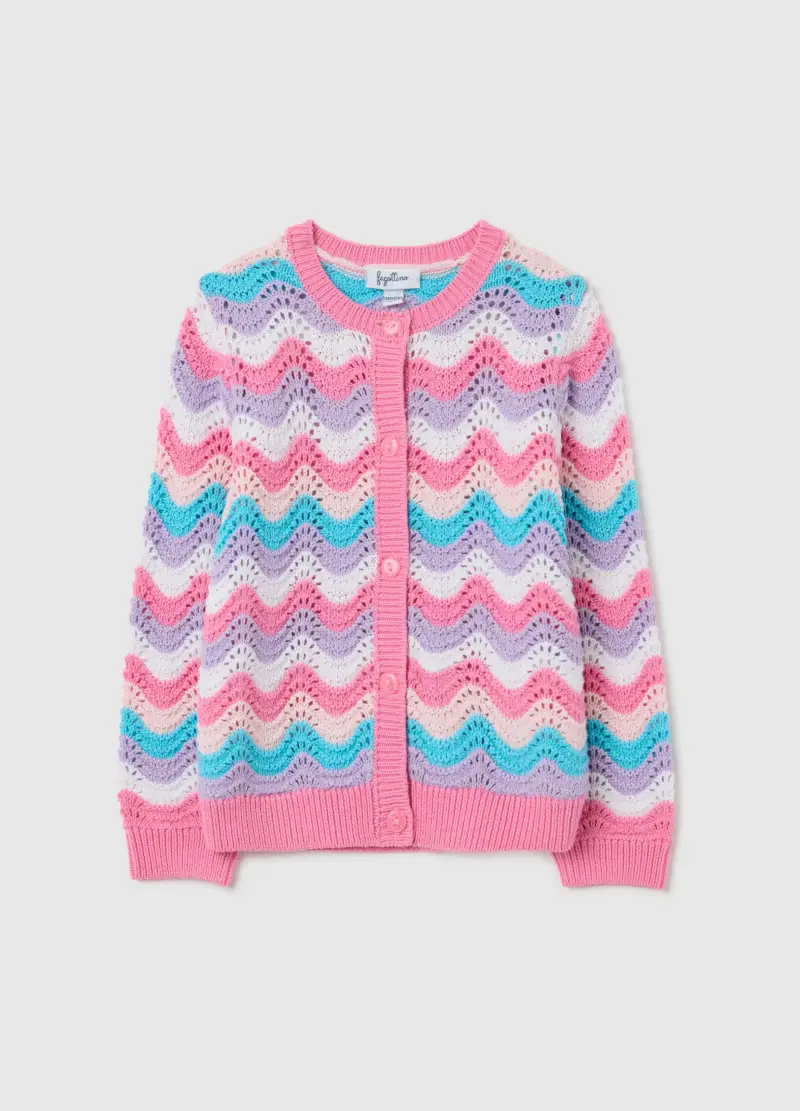 FAGOTTINO Cardigan Bambina Multicolore 3983842
