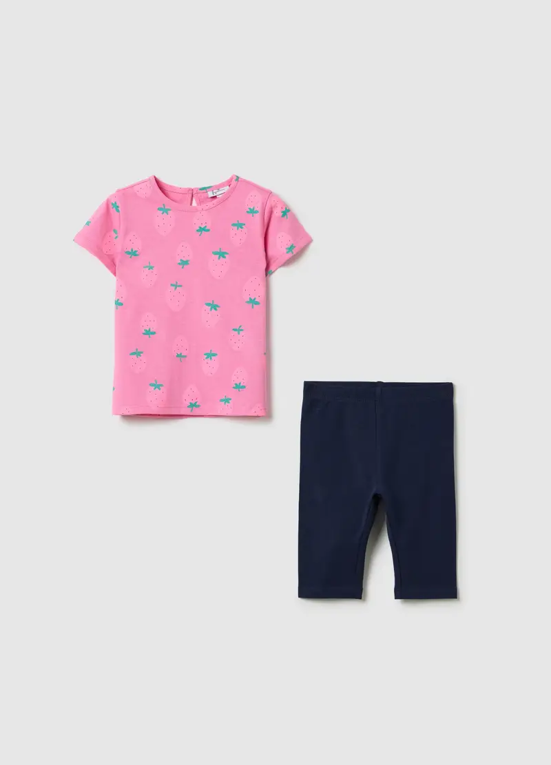 FAGOTTINO Completo Jogging Da Bambina In Puro Cotone Rosa Regular Fit, Rosa, Taglia: 9