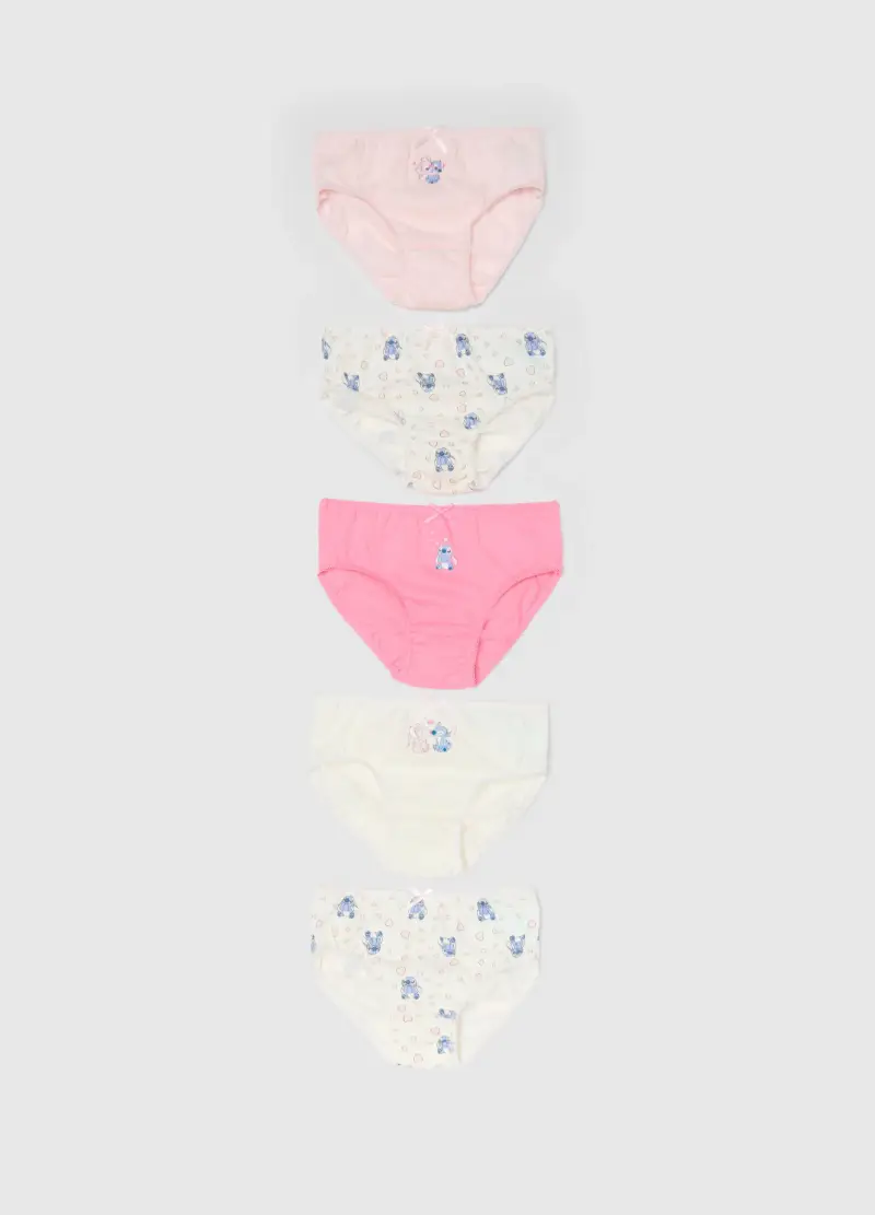 FAGOTTINO Multipack Mutandine In Puro Cotone Multicolor Regular Fit Per Neonate, Bambina, Multicolor