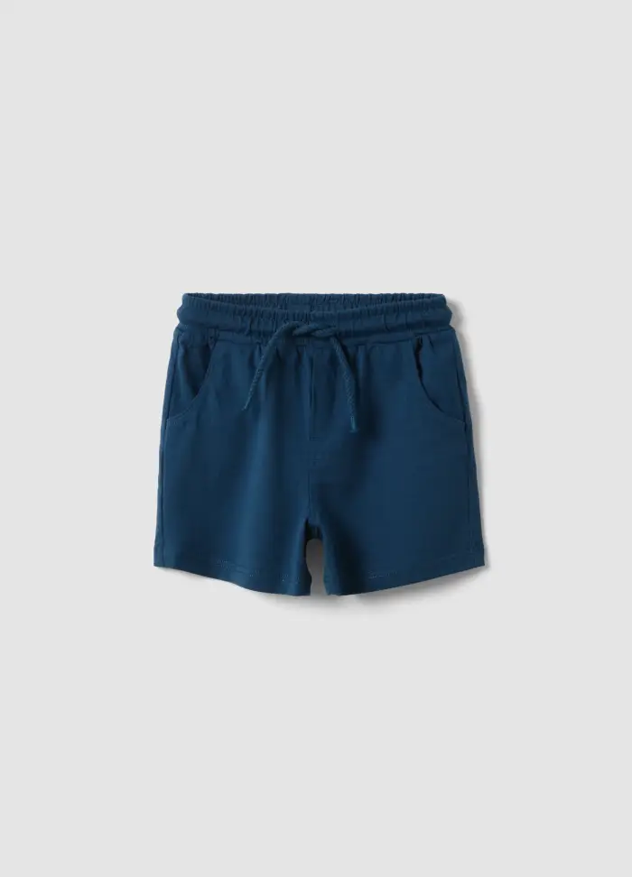 FAGOTTINO Pantaloncini In Puro Cotone Blu Da Bimbo Regular Fit, Bambino, Blu