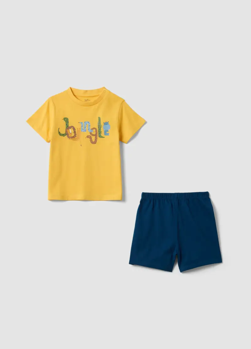 FAGOTTINO Pigiama In Puro Cotone Multicolor Da Neonato Regular Fit Con Stampa, Bambino, Multicolor