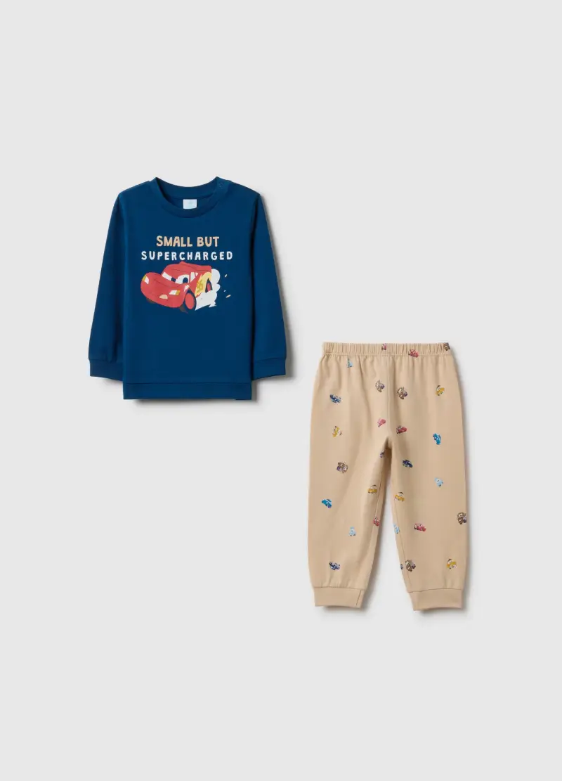 FAGOTTINO Pigiama In Puro Cotone Multicolor Da Neonato Regular Fit Con Stampe Cars, Bambino, Multicolor