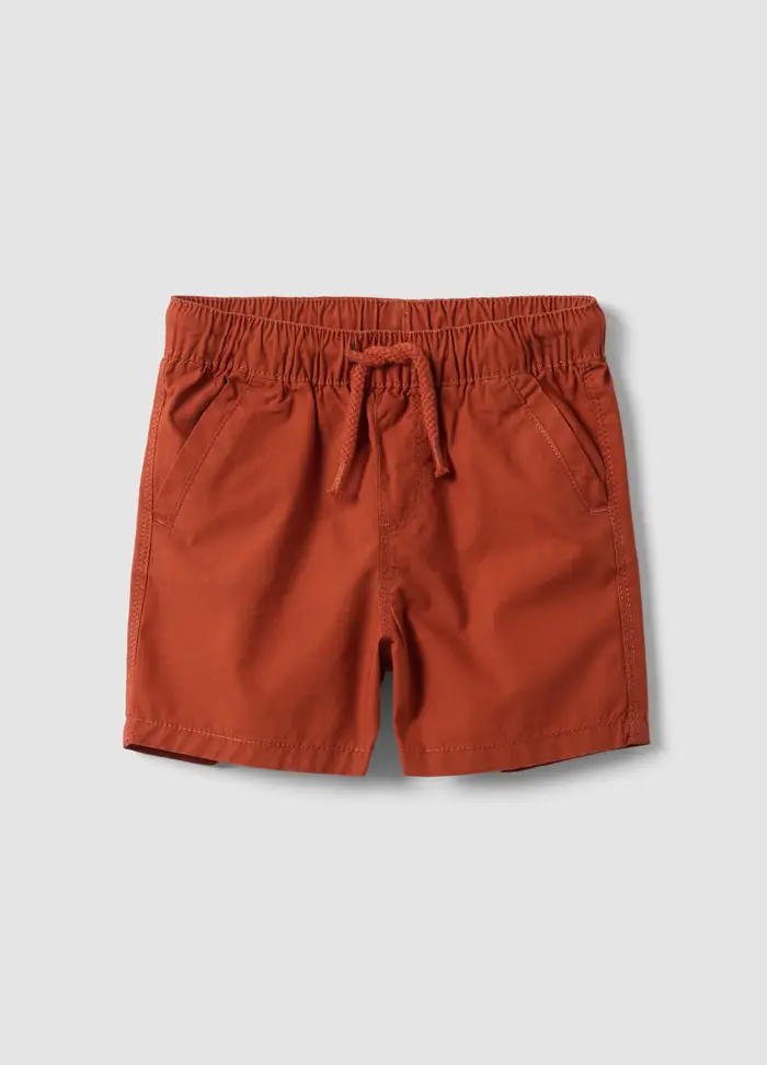 FAGOTTINO Shorts In Puro Cotone Arancione Da Bimbo Regular Fit Con Coulisse, Bambino, Arancione