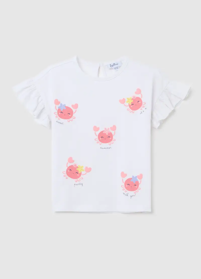 FAGOTTINO T-shirt Bambina Bianco 987325