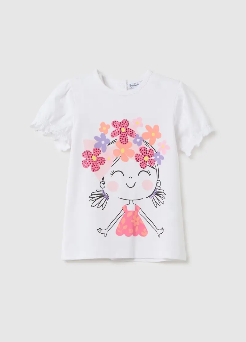 FAGOTTINO T-shirt Bambina Bianco 1525964