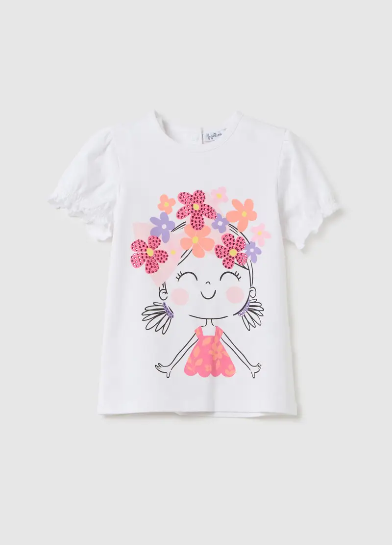 FAGOTTINO T-shirt Bambina Bianco 988190