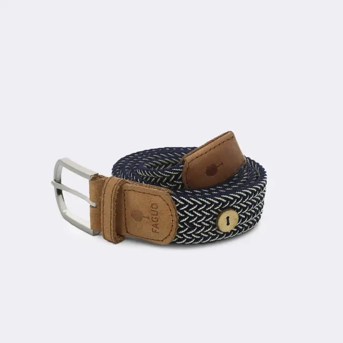 Faguo Cintura BELT nylon bicolor Bleu
