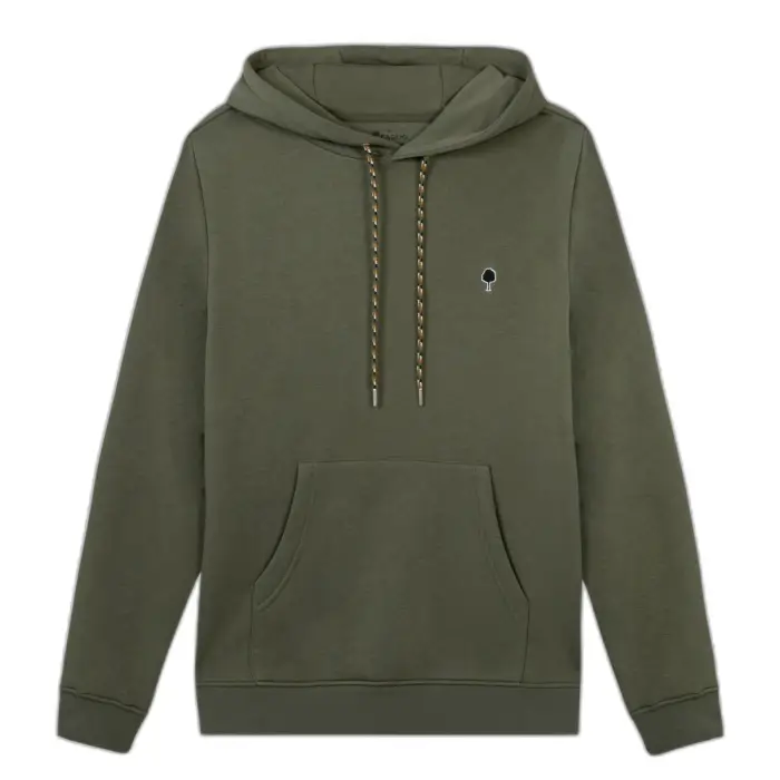 Faguo Felpa con cappuccio in cotone Dirac Vert