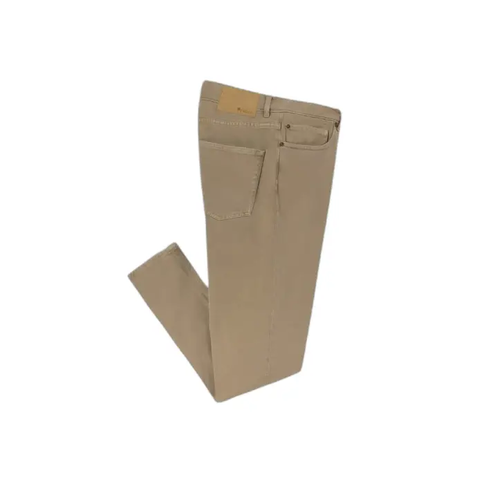 Faguo Jeans a gamba affusolata Beige