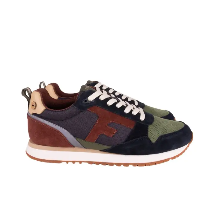 Faguo Scarpe da ginnastica in pelle scamosciata Elm Noir