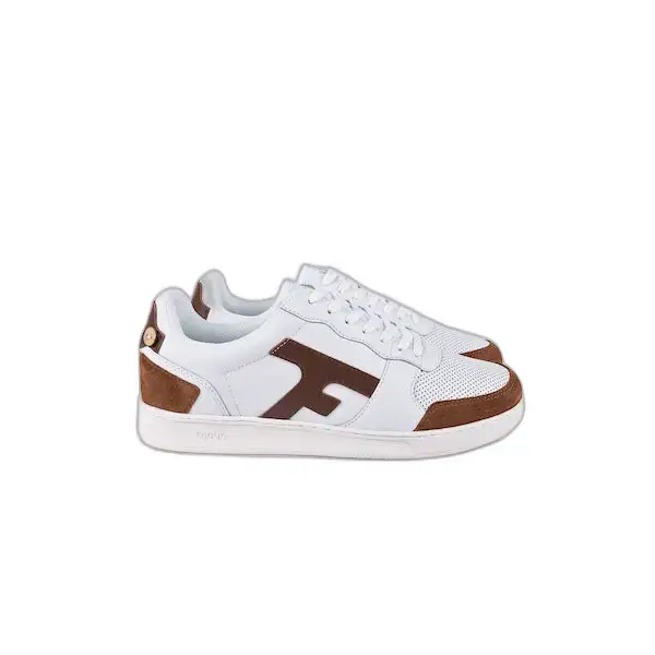 Faguo Scarpe da ginnastica in pelle scamosciata Hazel Marron