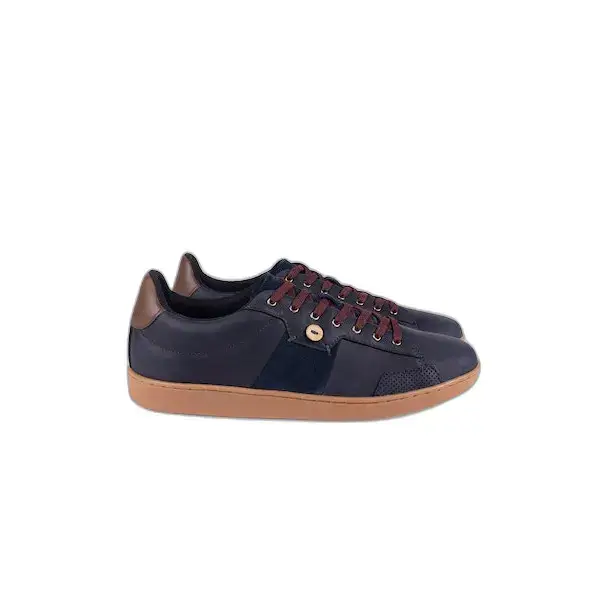 Faguo Scarpe da ginnastica in pelle scamosciata Hosta Bleu