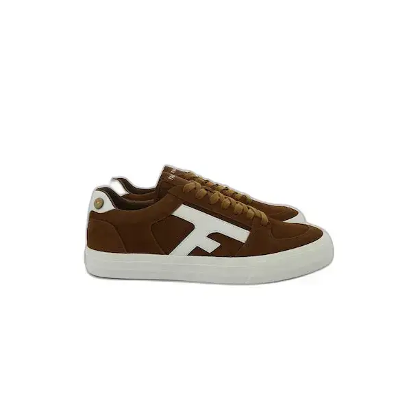 Faguo Scarpe da ginnastica in pelle scamosciata Walnut Marron