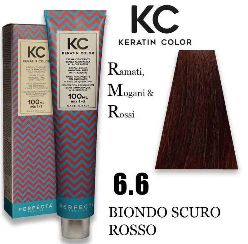 Faipa professional Kc keratin cream color 100 ml 6.6