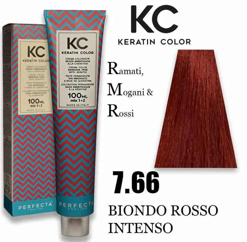 Faipa professional Kc keratin cream color 100 ml 7.66