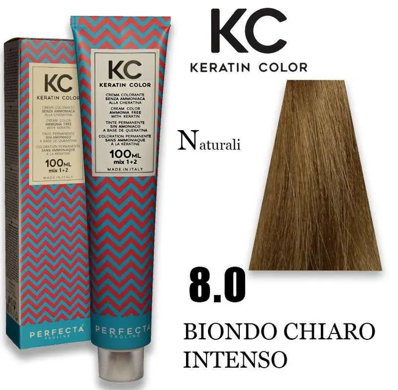 Faipa professional Kc keratin cream color 100 ml 8.0
