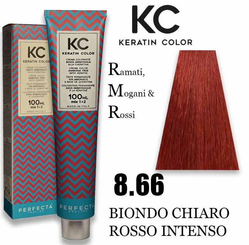 Faipa professional Kc keratin cream color 100 ml 8.66
