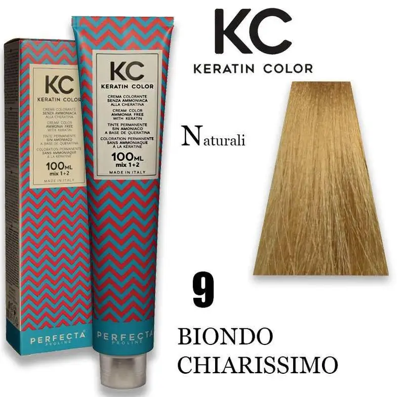 Faipa professional Kc keratin cream color 100 ml 9