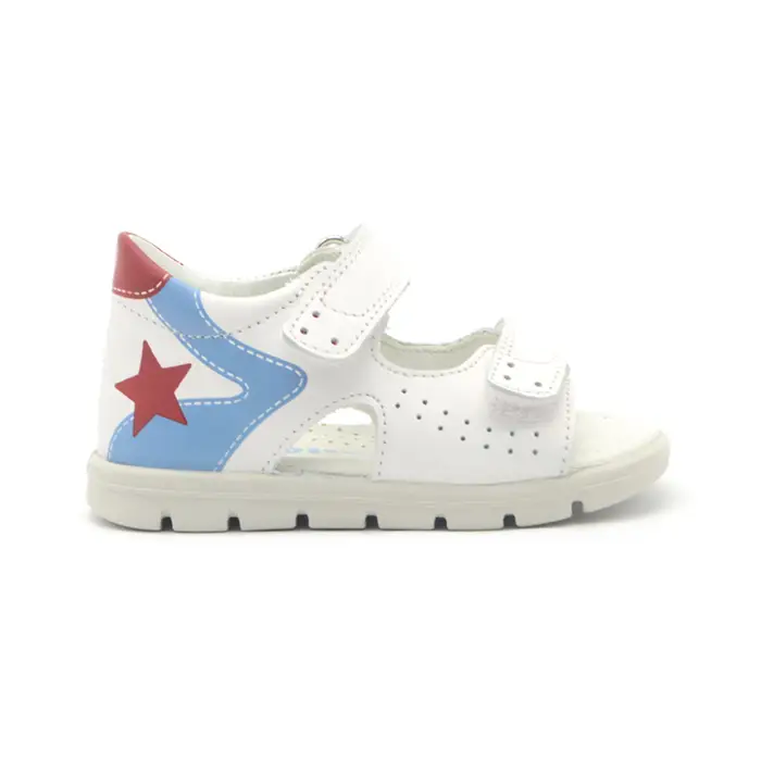 Falcotto Sandali bambini Fubbi sandalo primo passo in pelle Bianco