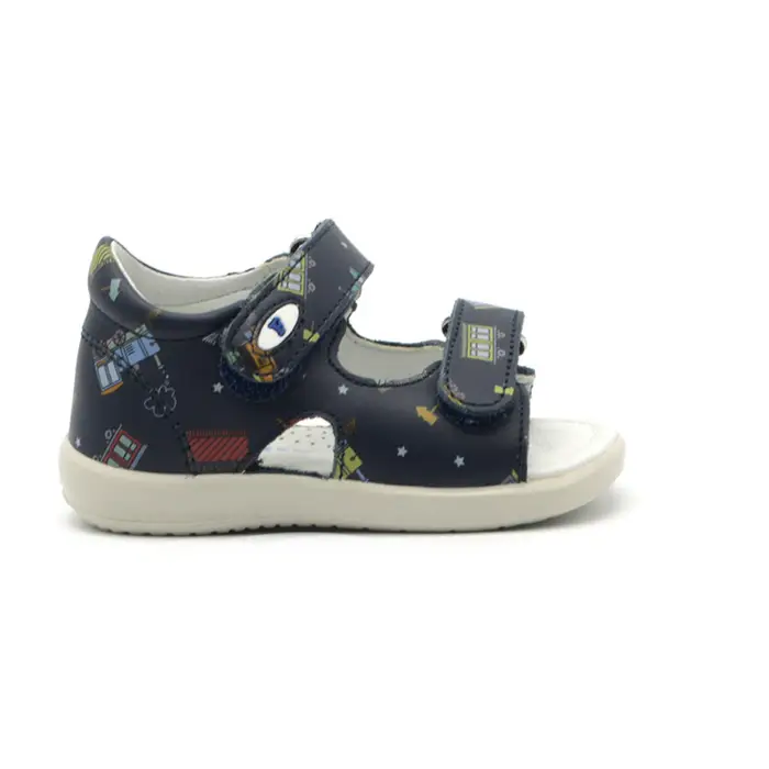 Falcotto Sandali bambini New River sandalo primo passo in pelle Blu