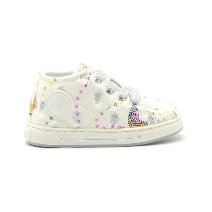 Falcotto Scarpe bambini Magic 3 sneaker primo passo in canvas Bianco