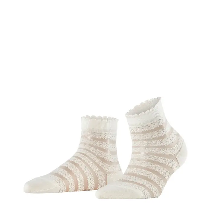 FALKE Border Lace Donna Calze Bianco