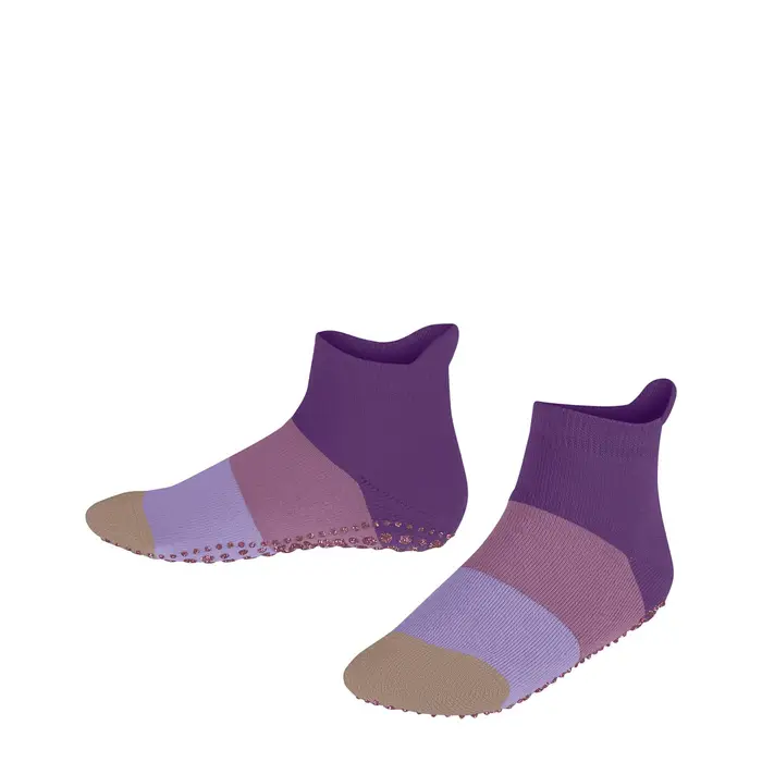 Colour Block Bambino Calze da casa Viola