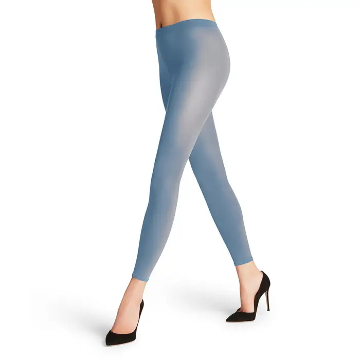 FALKE Cotton Touch Donna Leggings Blu