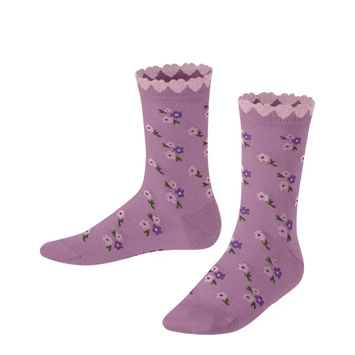 Ditsy Flowers Bambino Calze Rosa