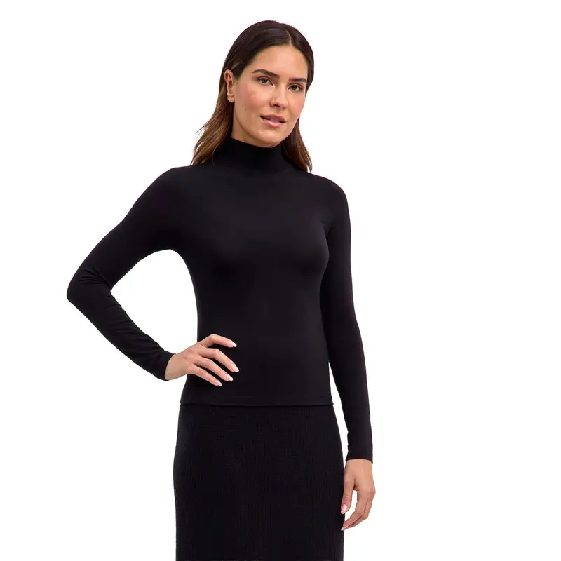 FALKE Donna Maglia a manica lunga Nero