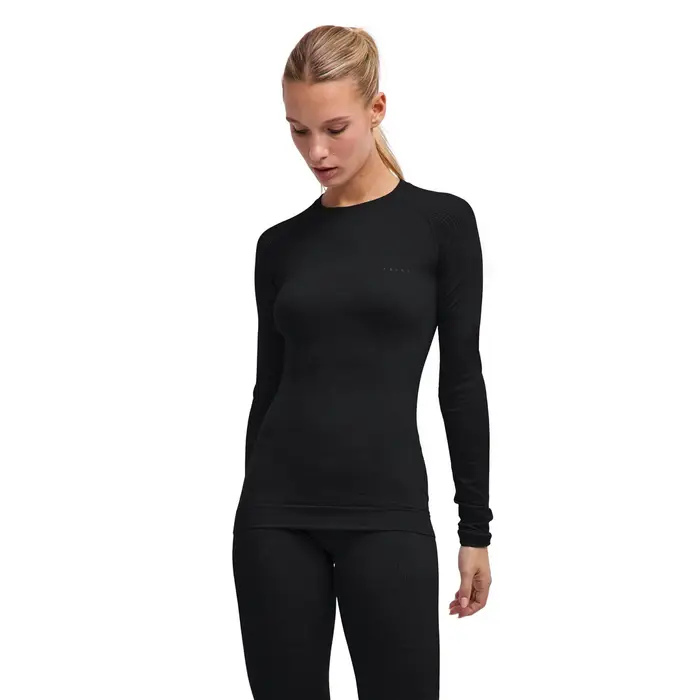 FALKE Donna Maglia a manica lunga Wool-Tech Light Nero