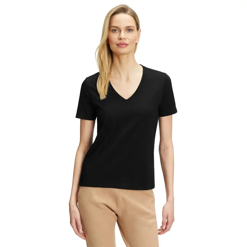 FALKE T-shirt Donna Nero 2419014