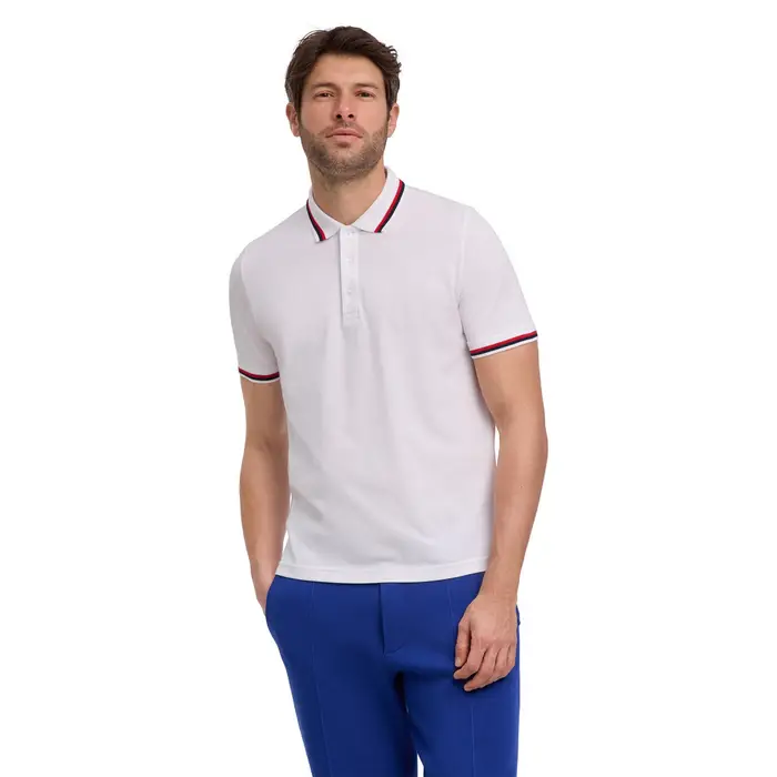 Essential Polo Detail Uomo Polo shirt Bianco