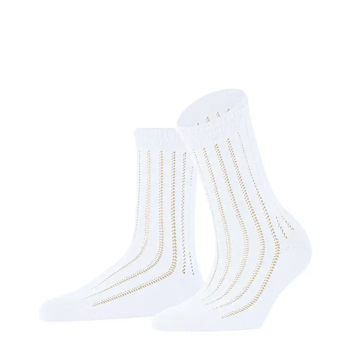 Eyelet Donna Calze Bianco