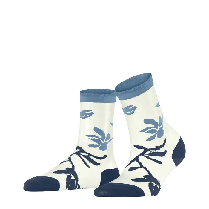 FALKE Garden Villa Donna Calze Blu