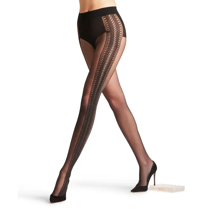 FALKE Grace 8 DEN Donna Collant Nero