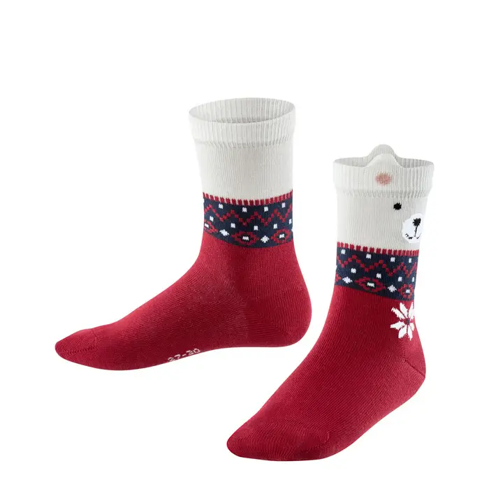 Ice Bear Bambino Calze Rosso