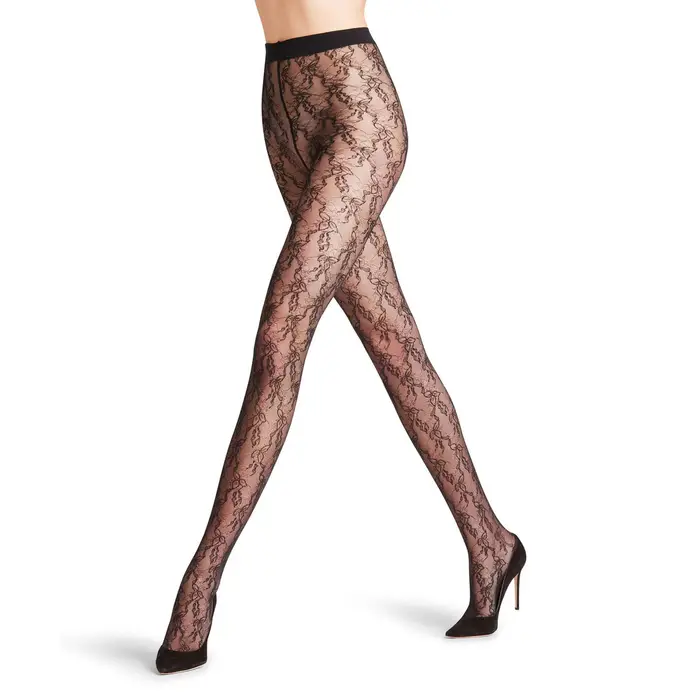 FALKE New Boheme 25 DEN Donna Collant Nero