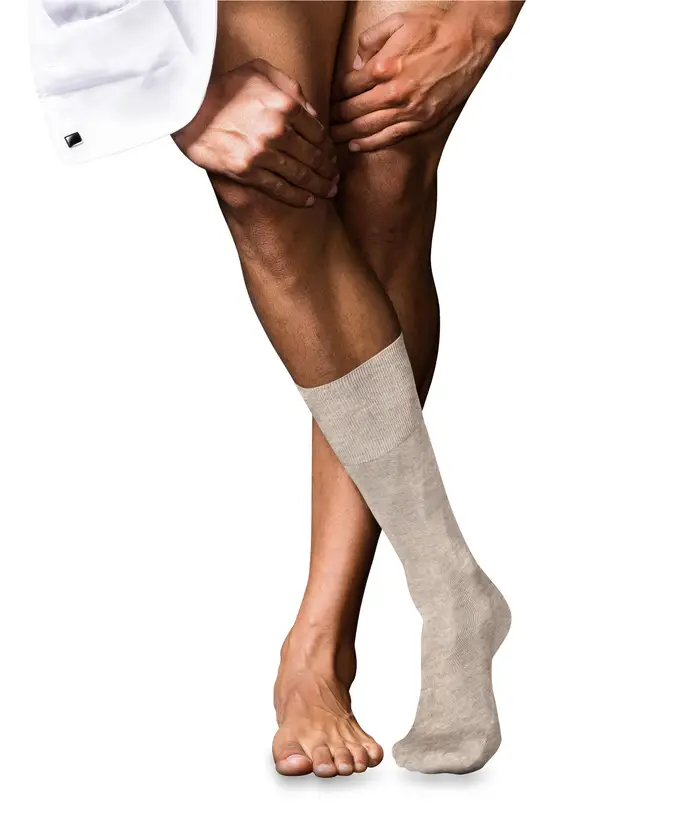 FALKE No 9 Pure Fil d´Écosse Uomo Calze Beige