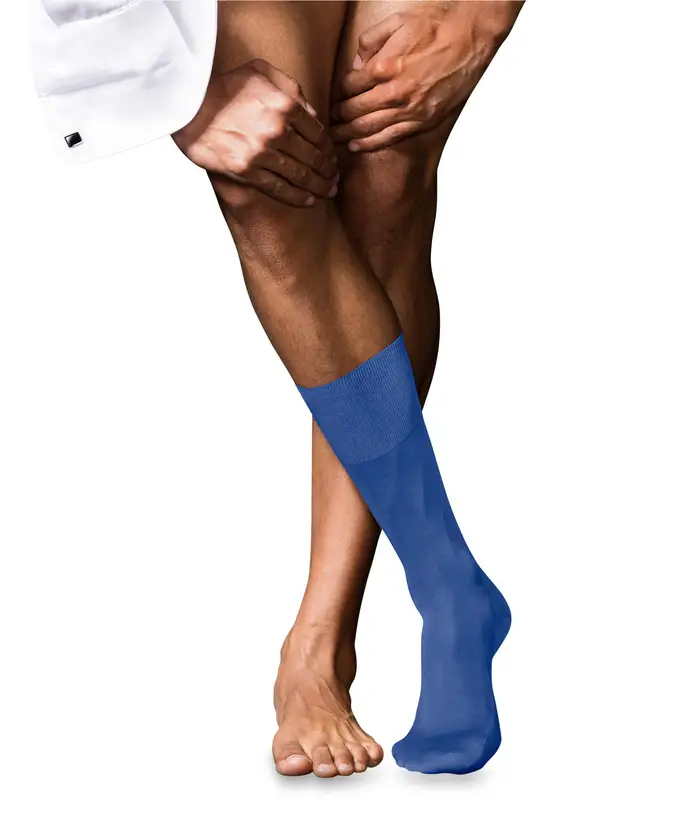 FALKE No 9 Pure Fil d´Écosse Uomo Calze Blu