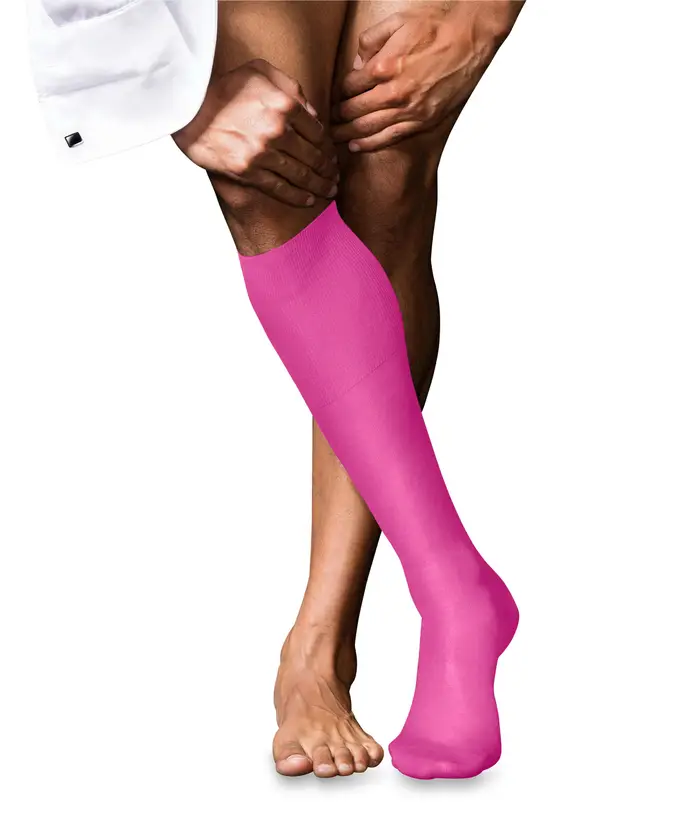 FALKE No 9 Pure Fil d´Écosse Uomo Gambaletti Rosa fucsia