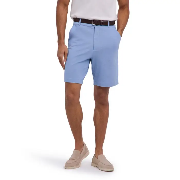 Pima Pique Uomo Shorts Blu