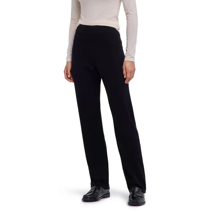 Pure Cashmere Donna Pantaloni Nero