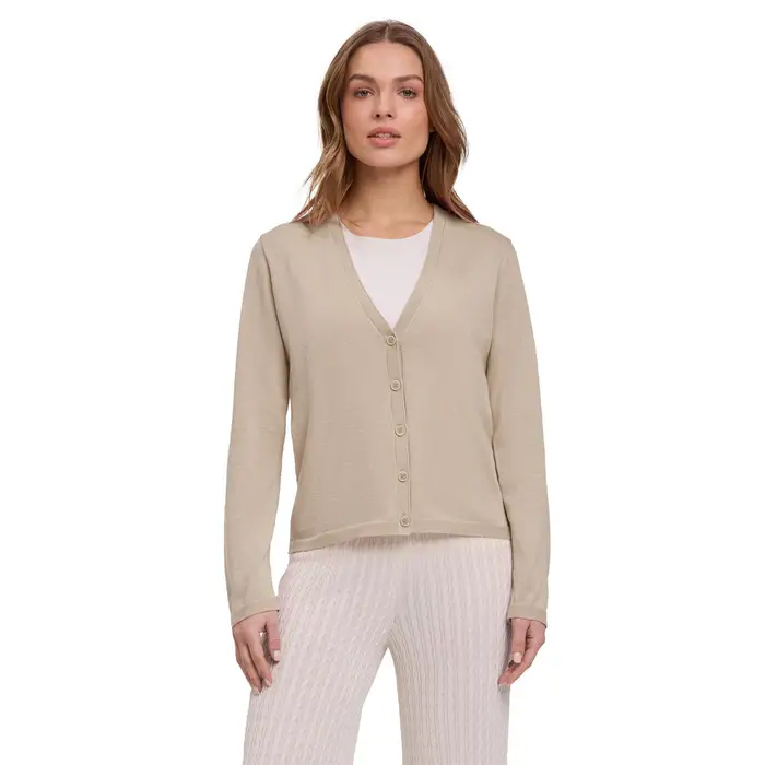 FALKE Pure Cotton Donna Cardigan Beige