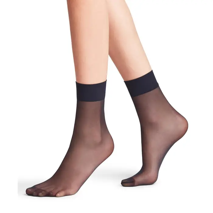 FALKE Pure Matt 20 DEN Donna Calzini Blu